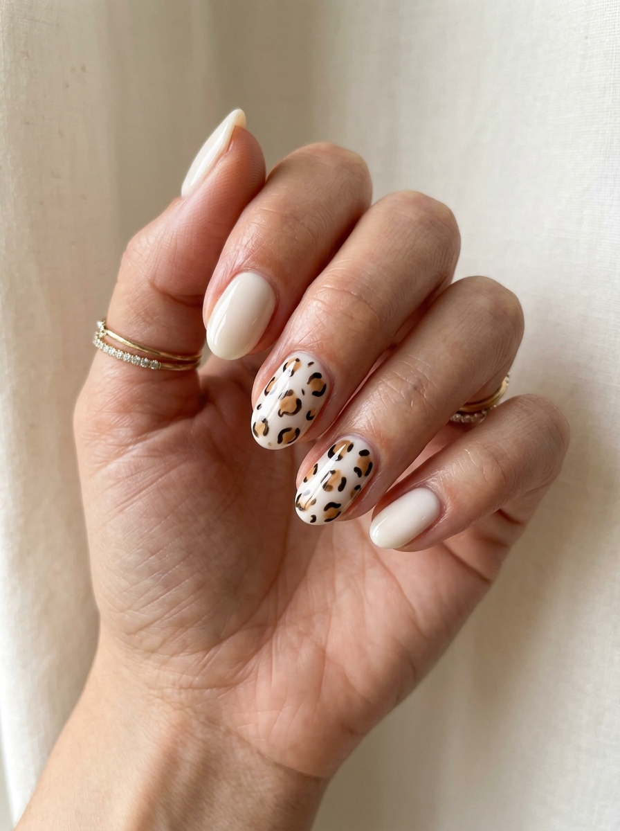 White Leo Nails als Leo Nägel Inspiration 2026